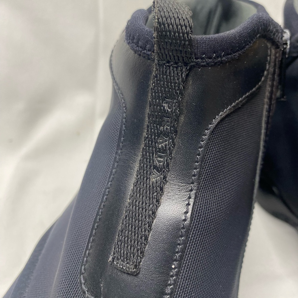 Vintage Prada 1530 Square Toe Black men size 9.5 - Picture 8 of 14